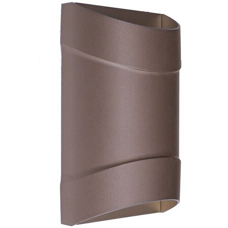 Westgate 8in 2X6W IP65 UP/DOWN SCONCE 30/40/50K TRIAC DIM, 30K/40K/50K, Oil-rubbed bronze LRS-CR2-MCT-BR