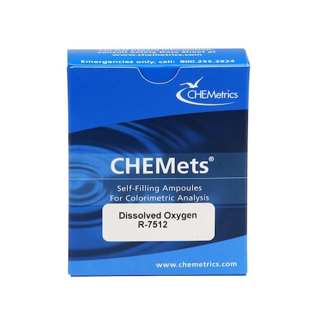 Chemetrics Single Parameter Refill, 4 1/4 in H, PK30 R-7512