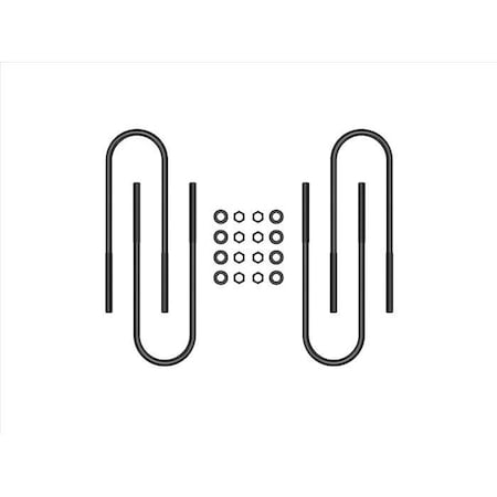 Icon Vehicle Dynamics 99-10 FSD REAR 15IN U-BOLT KIT 37003