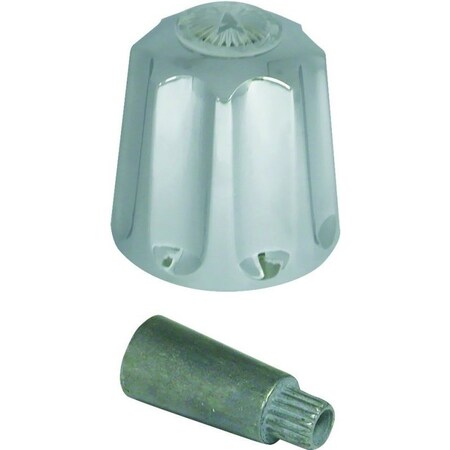 Danco Diverter Handle, Zinc, Chrome Plated, For Gerber Single Handle TubShower Faucets 88861