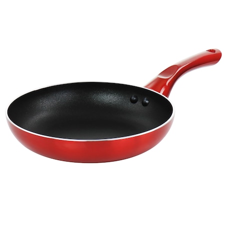 Better Chef 8in Aluminum Non Stick Gourmet Frying Pan in Red F805R
