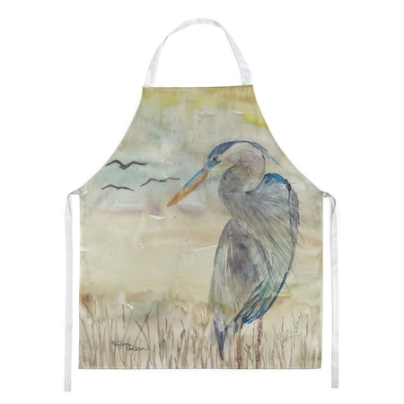 Carolines Treasures Blue Heron Yellow Sky Apron SC2020APRON