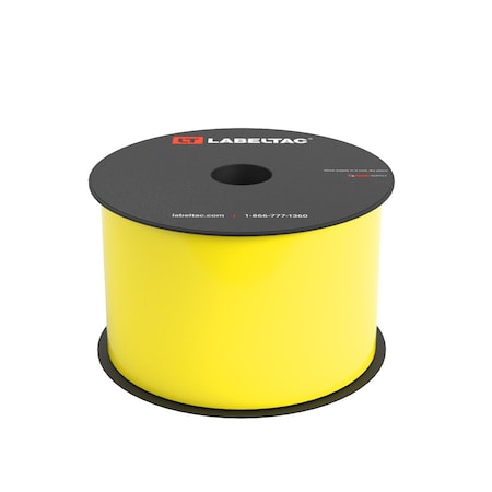 Labeltac LabelTac 4 and Pro Model High Performance 10-Year Vinyl Supply 3in x 150ft, Hi-Vis Yellow LT319HP