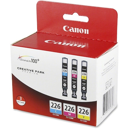 Canon CLI-226 Original Inkjet Ink Cartridge, Cyan, Magenta, Yellow, Inkjet, Cyan, Magenta, Yellow 4547B005