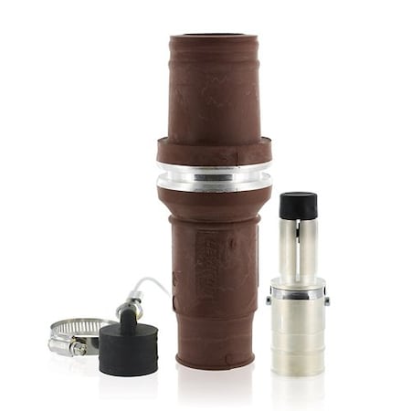 Leviton Single Pole Inline, 1,009 A, Male, Brown 49M64-H