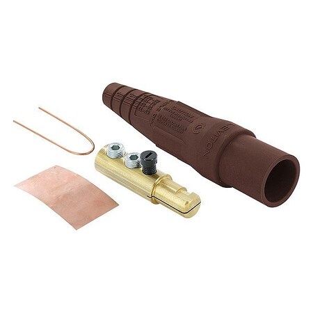 Leviton Single Pole Inline, 300 A, Male, Brown 16D22-UH