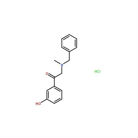 Ak Scientific 2-(Benzyl(methyl)amino)-1-(3-hydroxyphenyl)ethanone hydrochloride (5g), CAS 71786-67-9 1150AC-5g