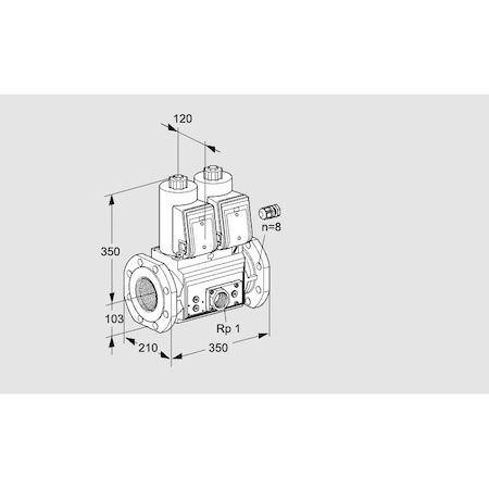 Honeywell Kromschroder VLV, VCS8100F05NNKR3E/PPEP/PPEP KS88205369