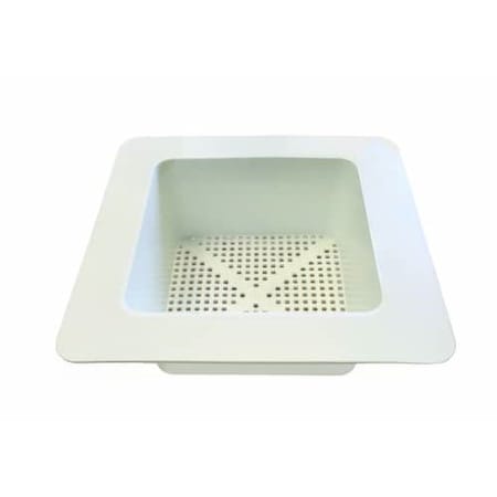 Krowne Floor Drain Strainer, Fits 8inW X 8inD Bowl, 11-3/4in X 11-3/4in Oa,  30-141