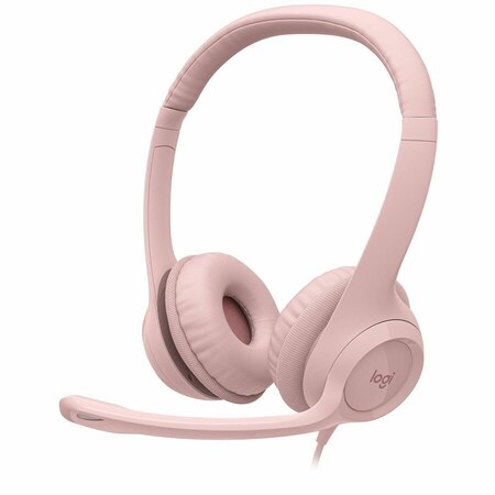 Logitech H390 USB COMPUTER HEADSET - ROSE 981-001280