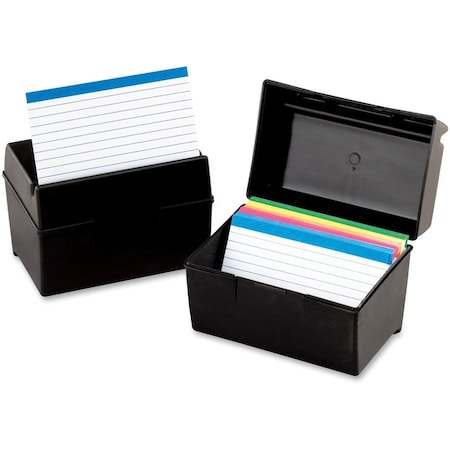 Tops Business Forms FILE, CARD, PLAS, 3X5, BK 01351
