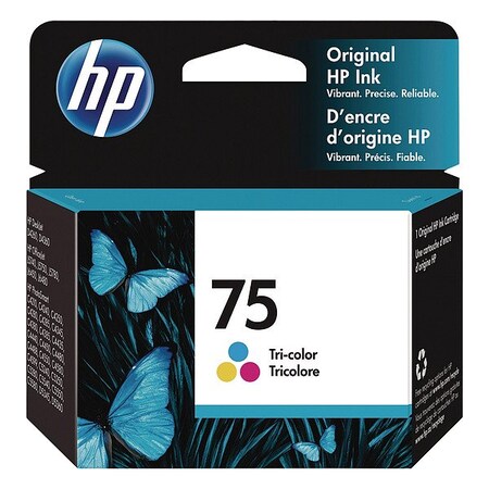 Hp 75, CB337WN Tri-Color Original Ink Cartridge CB337WN#140