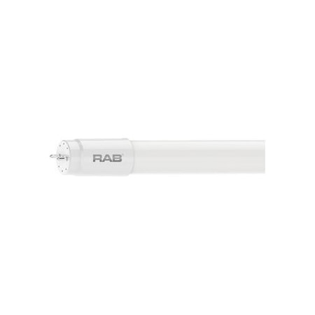 Rab LED Glass Tube, 15W 4000K 2200-lumens T8-15-48G-840-DIR