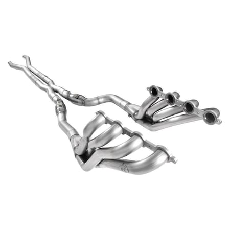 Slugfest Supplies 2 to 3 in. Headers Primaries High-Flow Catted Leads X-Pipe Factory for 2009-2015 Cadillac CTS-V SL3847758