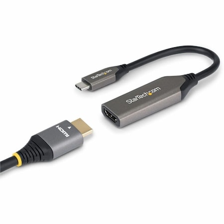 Startech.Com USB-C TO HDMI ADAPTER, 8K 60HZ / 4K 120HZ, THUNDERBOLT / USB4 COMPATIBLE, USB C 112B-USBC-HDMI21