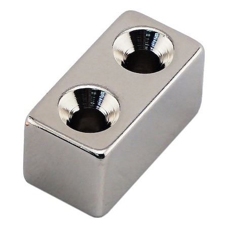 Zoro Select Rare Earth Magnet, Silver NB005056NCTSX2