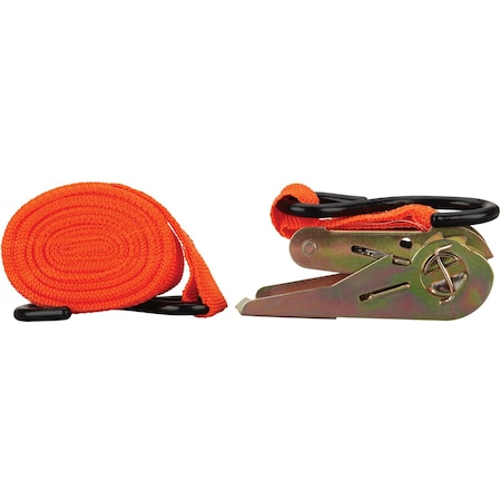 Performance Tool 2-Piece 1 in. x 15 ft. Ratchet Tie Down Set, 2PK 1928