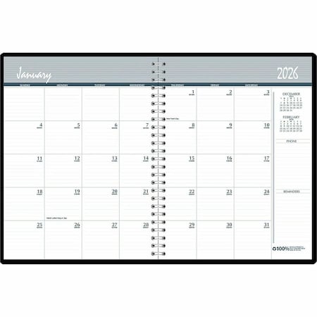 House Of Doolittle 14 Month Wirebound Appointment Planner, 8.5'' x 11'', December 2024 - January 2026 26207