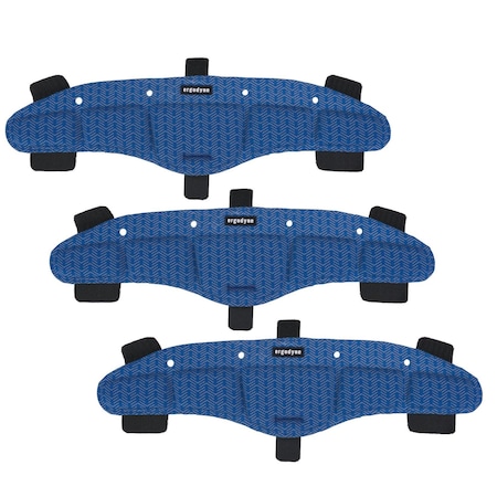Ergodyne Pad, Microfiber; Foam, PK3 6611