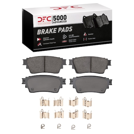 Dfc 5000 Advanced Disc Brake Pad Set,  1551-2135-01
