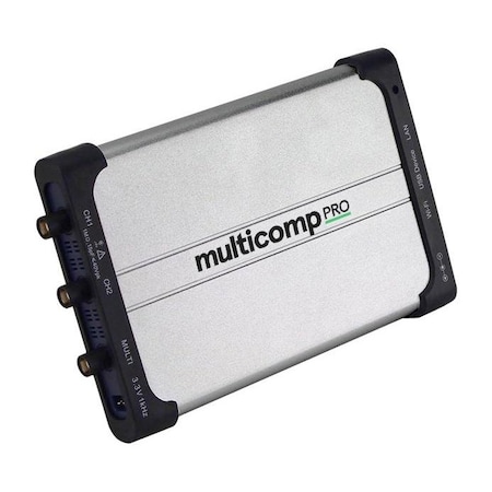Multicomp Pro PC USB Oscilloscope, With Signal Generator, PC Oscilloscopes, 2 Channel, 100 MHz MP720646 US