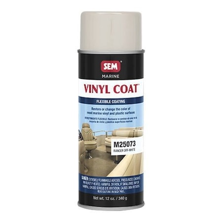 Sem Vinyl Coat, 16 oz, Ranger Off-White, No VOC VOC, 24 hr Curing M25073