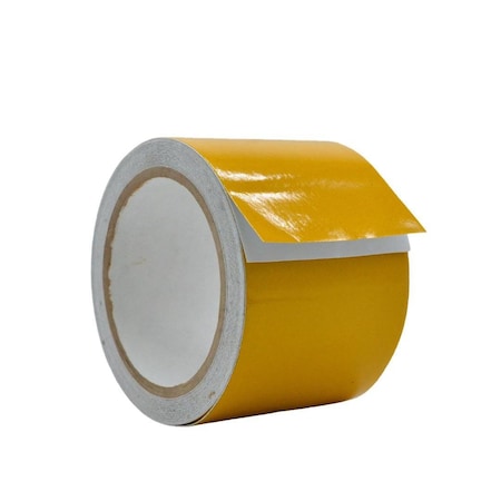 Wod Tape RTC7 Engineering Grade Reflective Tape Silver 4 in. x 50 yds, 8PK WOD RTC7-04000-8-50-YEL
