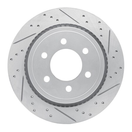 Dynamic Friction Co DFC Geoperformance Rotor - Drilled and Slotted 830-54231R