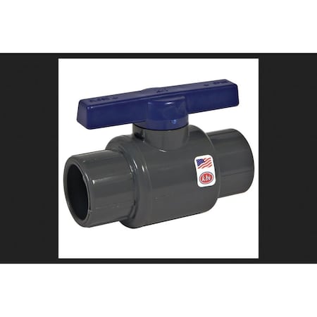 Nds 0.5 in. PVC Ball Valve, Schedule 80 4184149