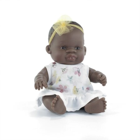 Miniland My Friends & Me Baby Doll, African Girl, 8-1/4'' 33003