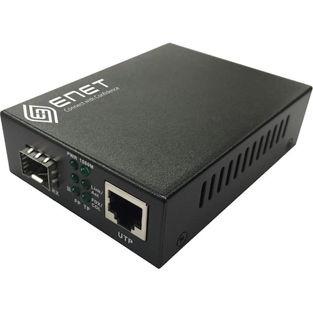 Enet 1X 10/100/1000M Copper Rj45 To 1X 1000Base-X Sfp Gigabit ENMC-FGET-SFP