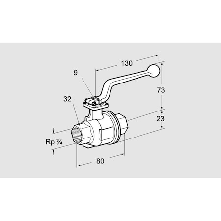 Honeywell Kromschroder VLV, BALL, MAN, AKT 20R160M KS03152358