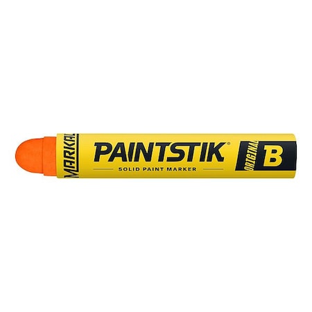 Markal Paint Crayon, Large Tip, Fluorescent Orange Color Family, 12 PK 82834