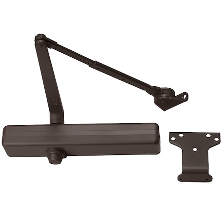 Lcn Grade 1 Tri Mount Surface Closer, Push or Pull Side, Double Lever Arm Friction Hold Open, Hold Open 1461-Hw/PA 695 FC