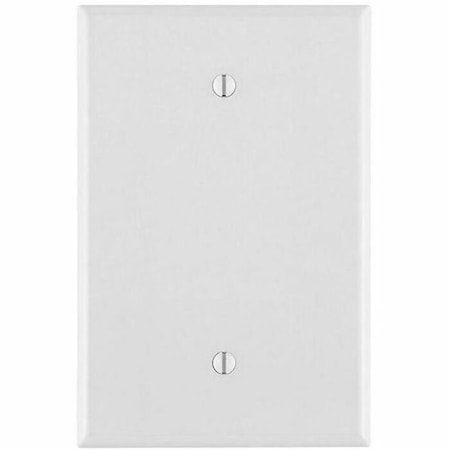 Leviton Wall Plate, Blank, White, Plastic 88114