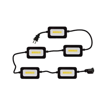 Gt-Lite 5000 Lumen LED 50ft 5-Head Linkable, String Light GT-421