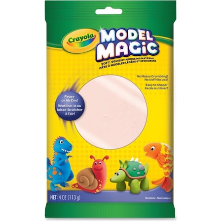 Lorell 4 oz Crayola Model Magic Pack, Naturals Bisque CYO574433