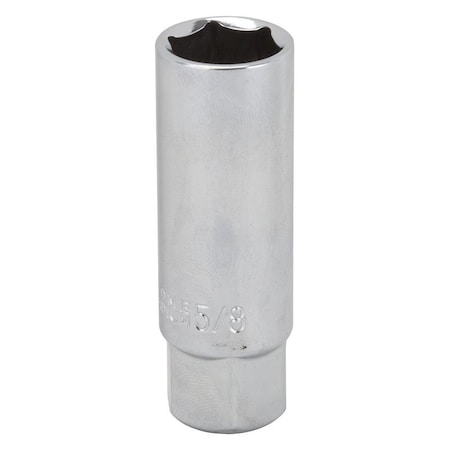 Vulcan Drive Socket, 5/8 in Socket, 3/8 in Drive, 6-Point, Chrome Vanadium Steel, Chrome, MT6496798 MT6496798