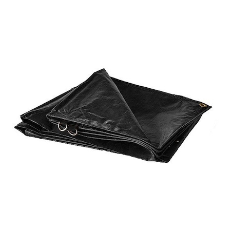Zoro Select 12 mil Tarp, Black 51124