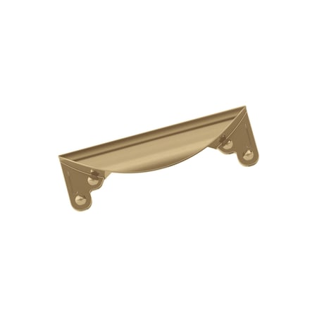 Amerock Inspirations 3 inch (76mm) Center-to-Center Champagne Bronze Cabinet Cup Pull, 25PK 25VMP1592CZ