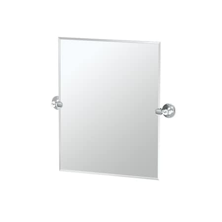 Gatco Cafe 24" Frameless Rectangle Mirror, Chrome 4419SM