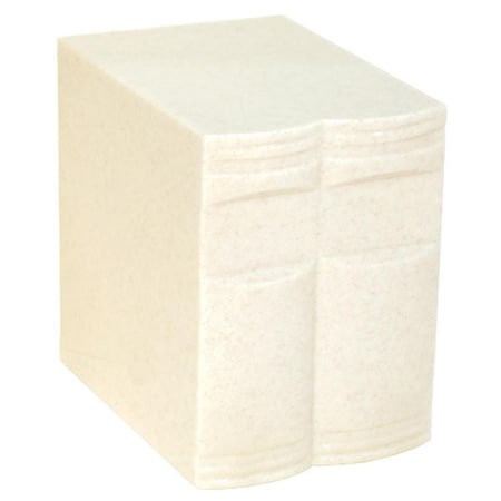 Fasttrack2Fitness Cultured Granite Cremation Hercules Adult Urn, Vanilla Cream FA2044561