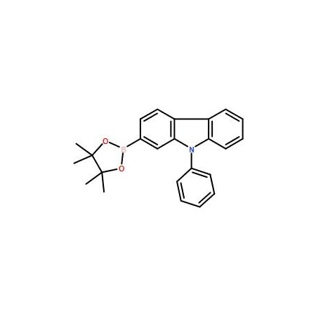 Ak Scientific 9-Phenyl-2-(4, 4, 5, 5-tetramethyl-1, 3, 2-dioxaborolan-2-yl)-9H-carbazole (1g), CAS 1246669-45-3 9651AL-1g