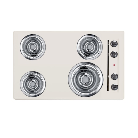 Summit 30in Wide 4-Burner Coil Cooktop SEL05