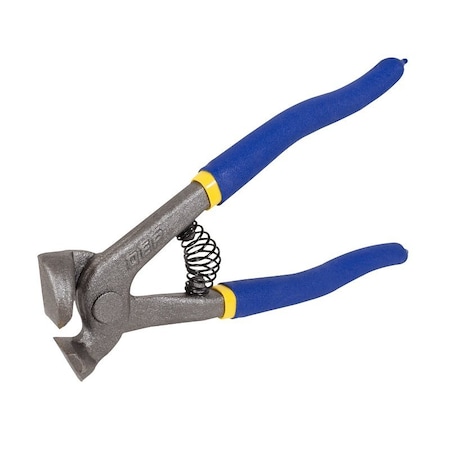Qep Tile Nipper, 1/8 to 1/4 in Cutting Capacity, 5/8 in W Jaw, Contoured, Coated Grip Handle 10003