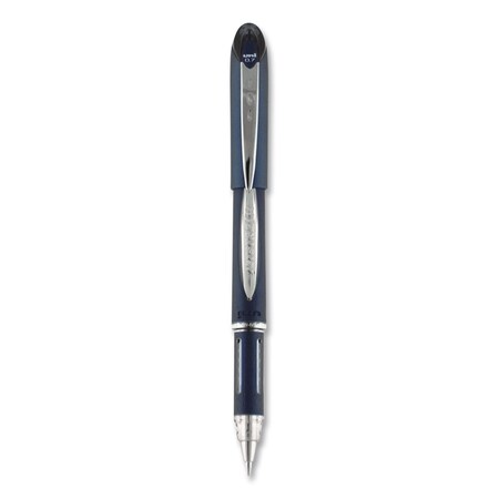 Uni-Ball Jetstream Ballpoint Pen, Stick, Fine 0.7 mm, Black Ink, Black Barrel 40173