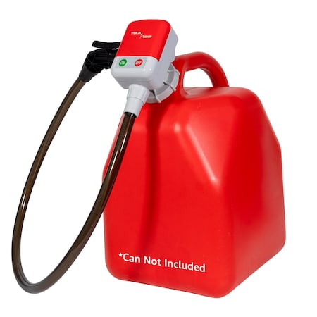 Tera Pump Battery Powered Fuel Transfer Pump for gas diesel &kerosene fits 2-5 gal. plastic fuel containers. TRFA01 -V2