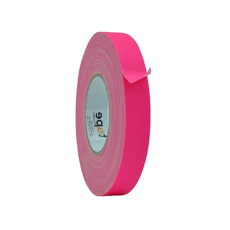 Wod Tape GTC12F Gaffer Tape Fluorescent Pink 1 in. X 60 ft., 48PK WOD GTC12F-01000-48-60-FPI