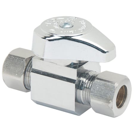 Back2Basics G2CR11X CD .38 x .38 in. Straight Valve, Chrome BA699564