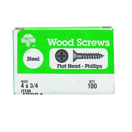 Hillman Zinc Steel Flat Head Phillips Drive 40004